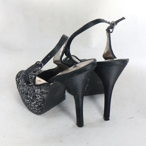 Touch of Nina Peep Toe Slingback Platform Heel - Picture 3 of 8